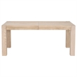 Pemberly Row Extension Oak Dining Table Seating Up to 8 in Honey