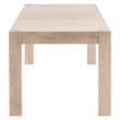 Pemberly Row Extension Oak Dining Table Seating Up to 8 in Honey