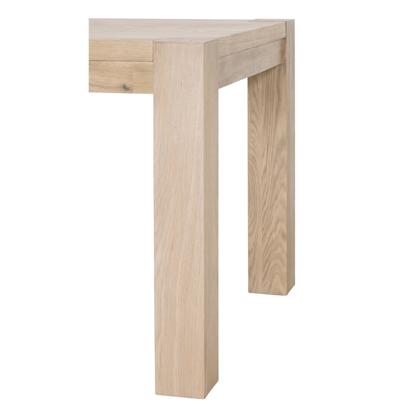 Pemberly Row Extension Oak Dining Table Seating Up to 8 in Honey