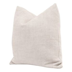 Pemberly Row 22 x 22&quot Down Filled Linen Blend Pillows in Beige