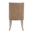 Pemberly Row Two-Tone Ash Wood Dining Chair in Beige/Brown (Set of 2)