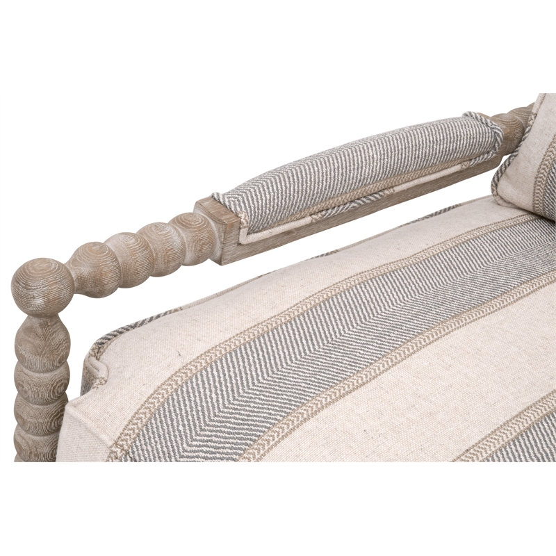 Pemberly Row Rouleau Club Chair 27.75