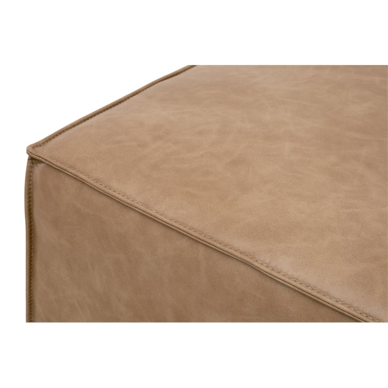 Pemberly Row Contemporary Upholstered Accent Cube 20