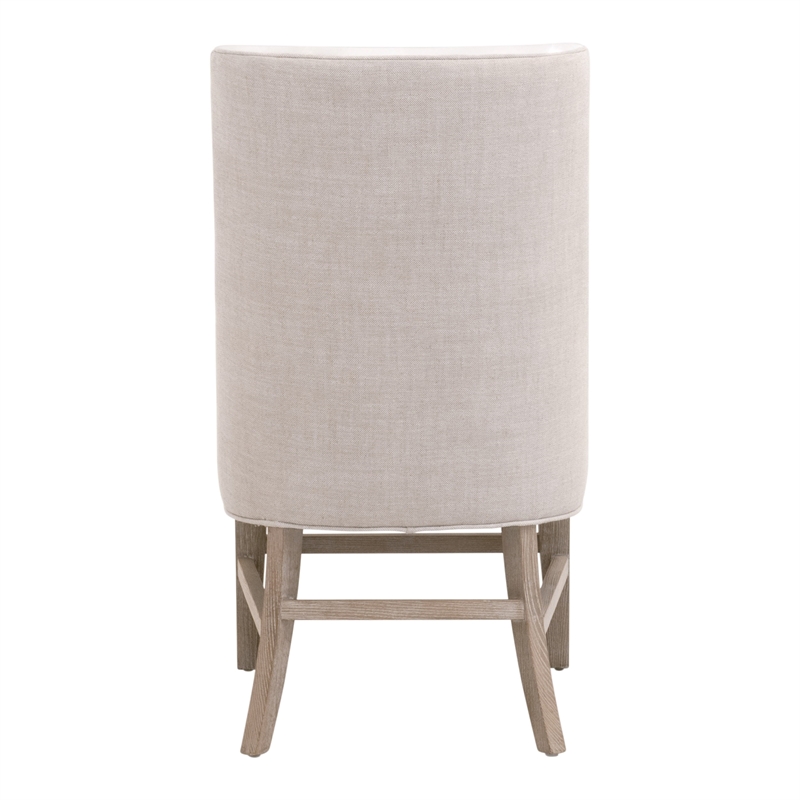 Pemberly Row 2-Tone Upholstered Head Chair 22
