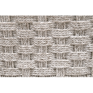 Pemberly Row Outdoor Teak Dining Chair Set of 2 in Light Gray