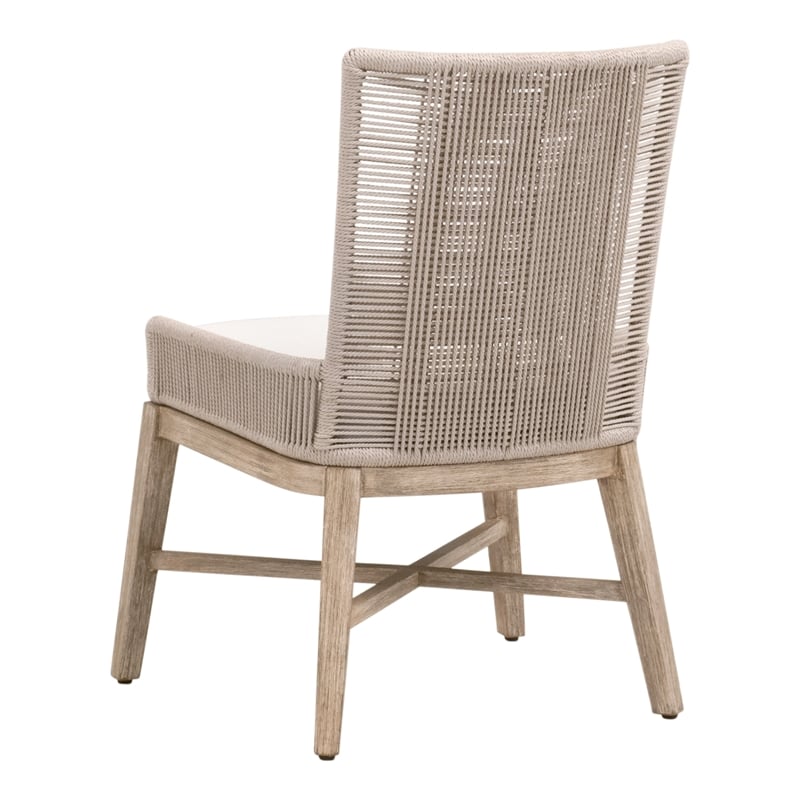 Pemberly Row Rope Back Dining Chair Set of 2 24.5