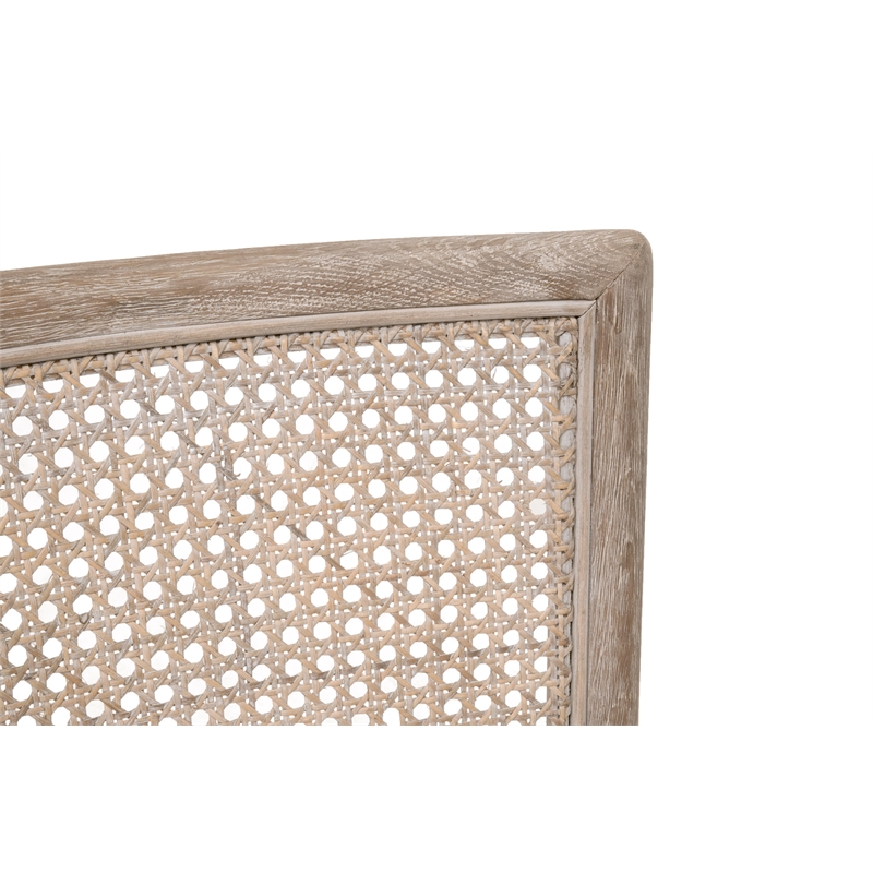 Pemberly Row Cane Back Dining Chair Set of 2 19.5