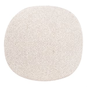 Pemberly Row 12&quot Round Down Sphere Pillow in Beige Performance Fabric