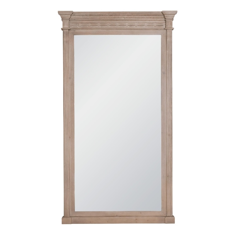 Pemberly Row Reclaimed Pine Leaning Floor Mirror 50
