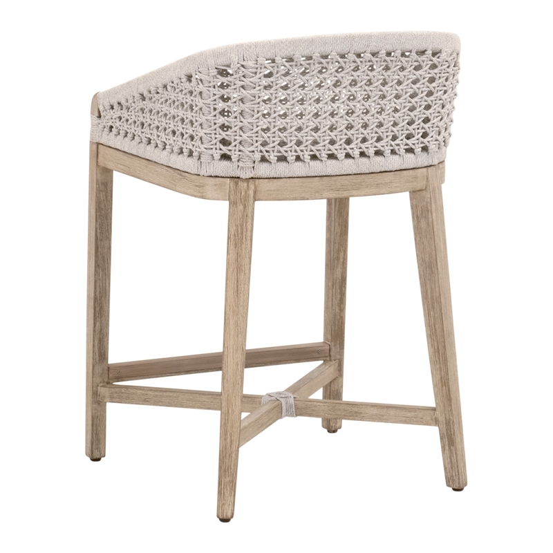 Pemberly Row Rope Seat Counter Stool 21