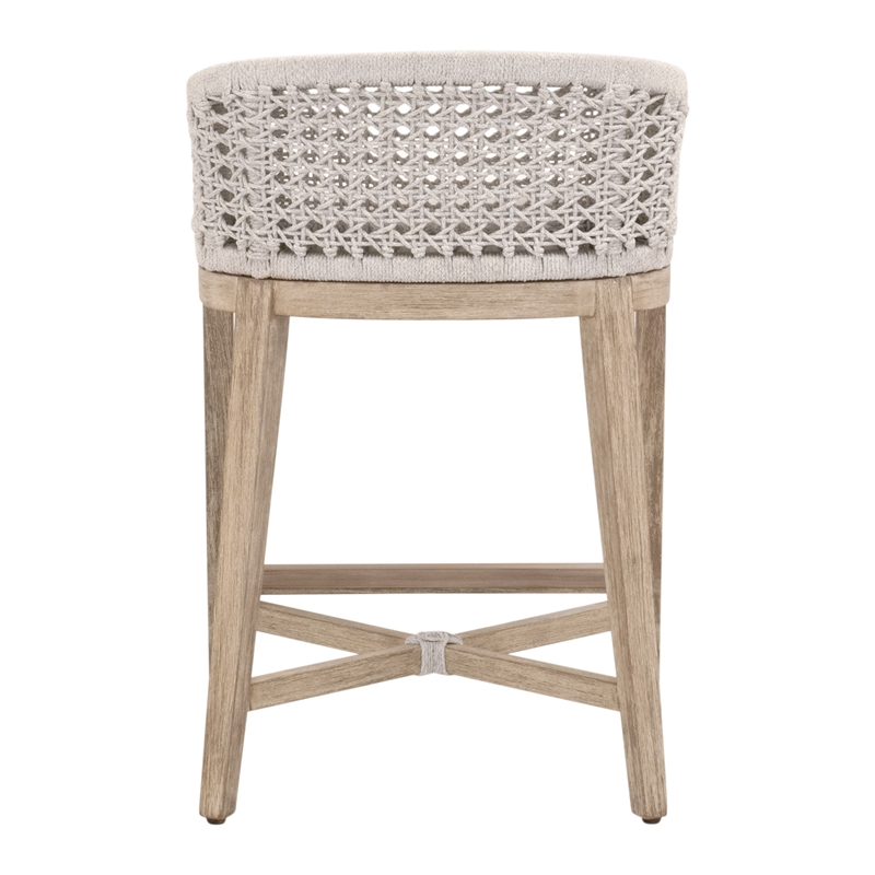 Pemberly Row Rope Seat Counter Stool 21