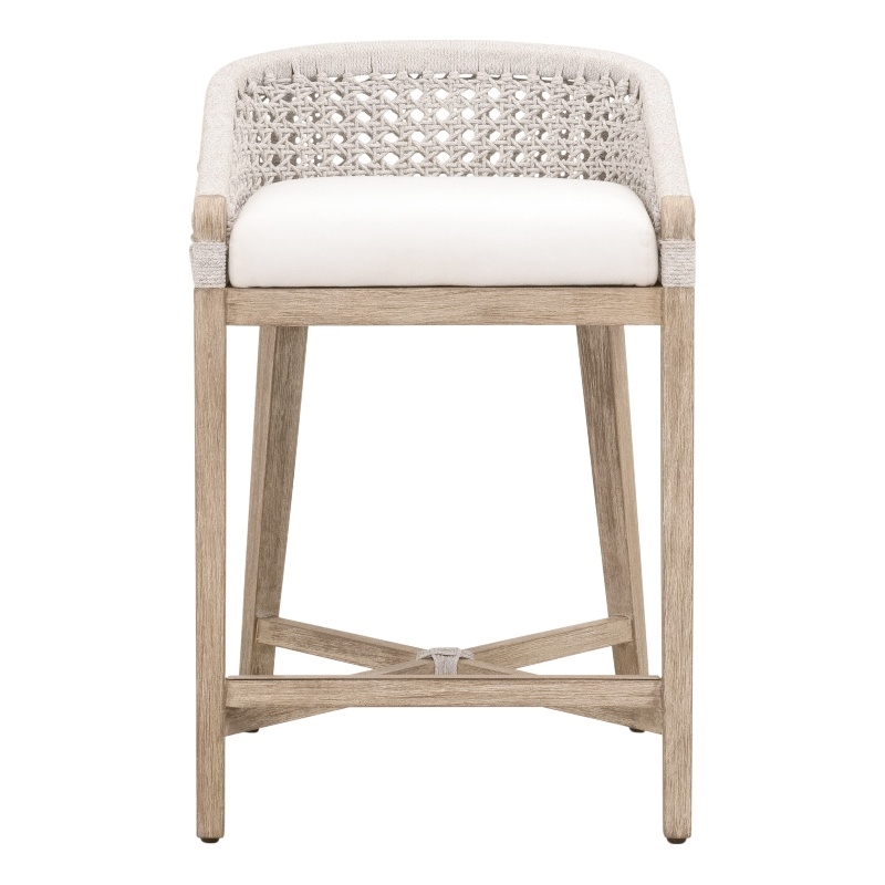 Pemberly Row Rope Seat Counter Stool 21
