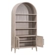 Pemberly Row Acacia Wood Storage Bookcase 42