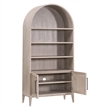 Pemberly Row Acacia Wood Storage Bookcase 42