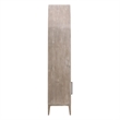Pemberly Row Acacia Wood Storage Bookcase 42
