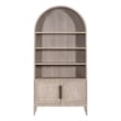 Pemberly Row Acacia Wood Storage Bookcase 42