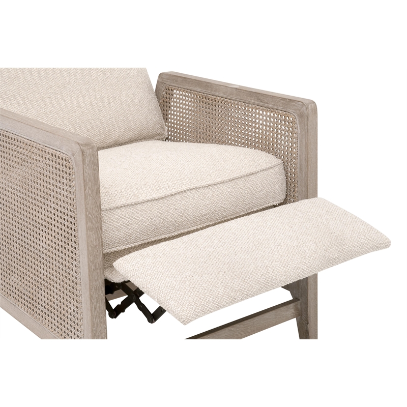 Pemberly Row Cane Inlay Manual Recliner 27
