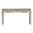 Pemberly Row Reeded 2-Drawer Console Table 55