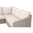 Pemberly Row Outdoor Modular Armless Sofa Chair 28