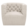 Pemberly Row Tufted 360-Degree Swivel Club Chair 33