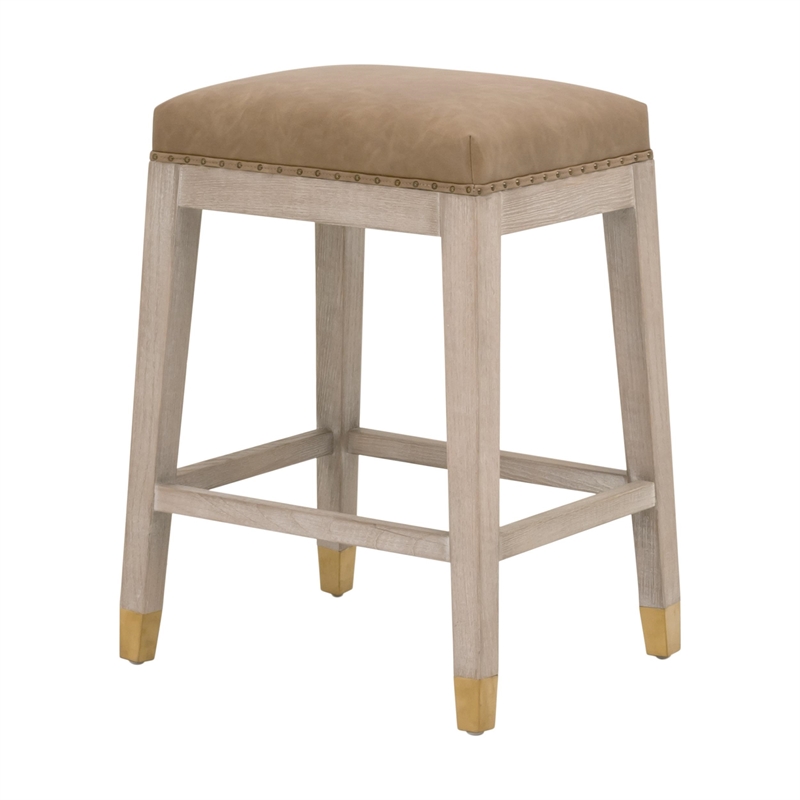 Pemberly Row Upholstered Counter Stool 20.5