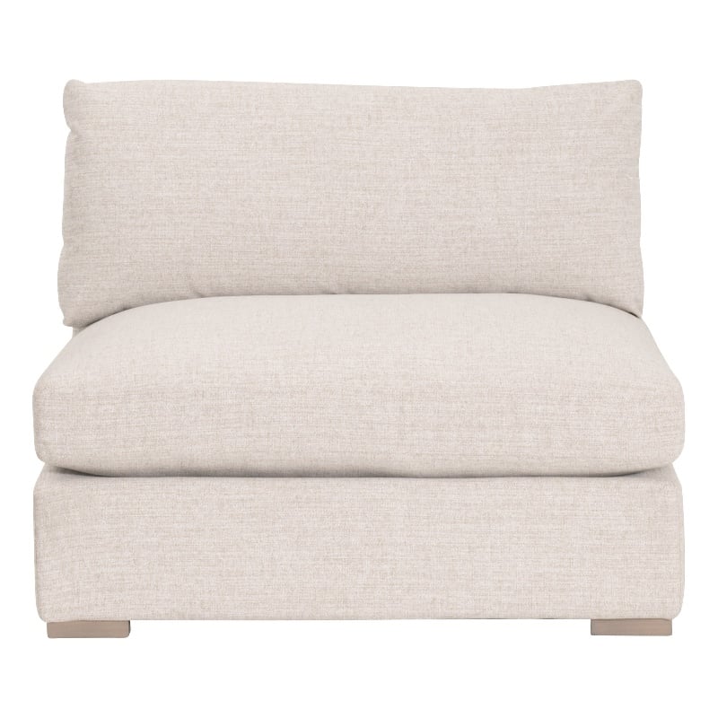 Pemberly Row Outdoor Modular Armless Chair 41