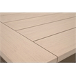Pemberly Row Outdoor Teak Coffee Table With Shelf 52