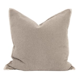 Pemberly Row 22&quot Down-Filled Boucle Accent Pillow in Caramel (Set of 2)