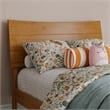 Pemberly Row Twin Solid Wood Platform Bed with Trundle in Light Toffee