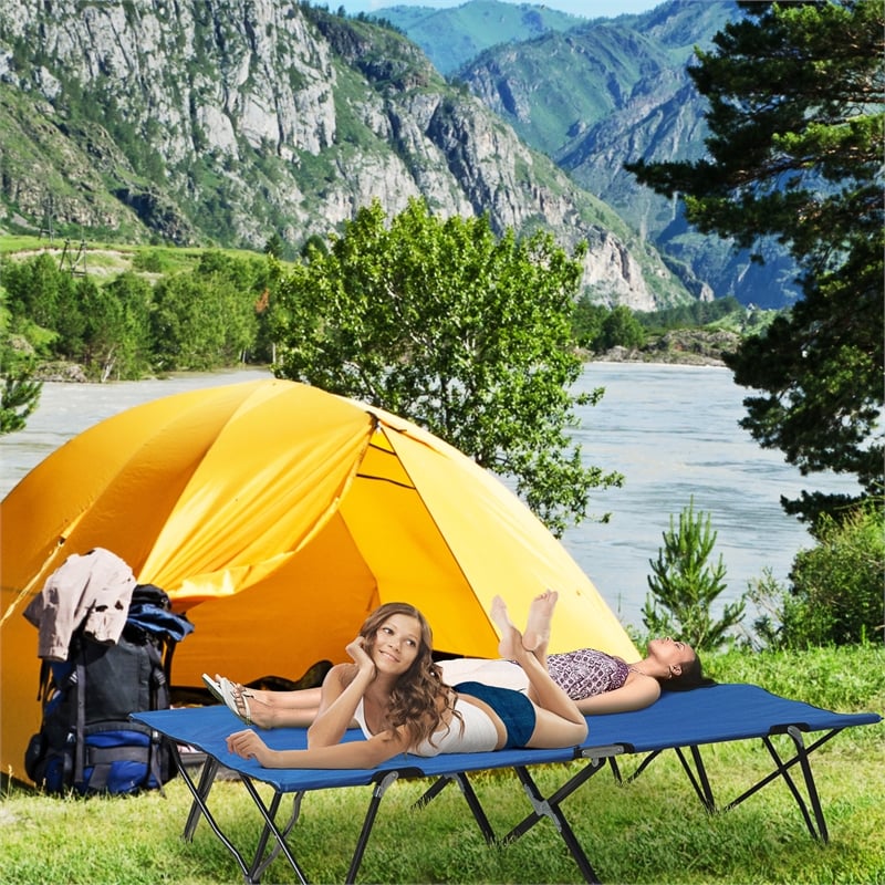 Pemberly Row 2-Person Folding Camping Cot 50