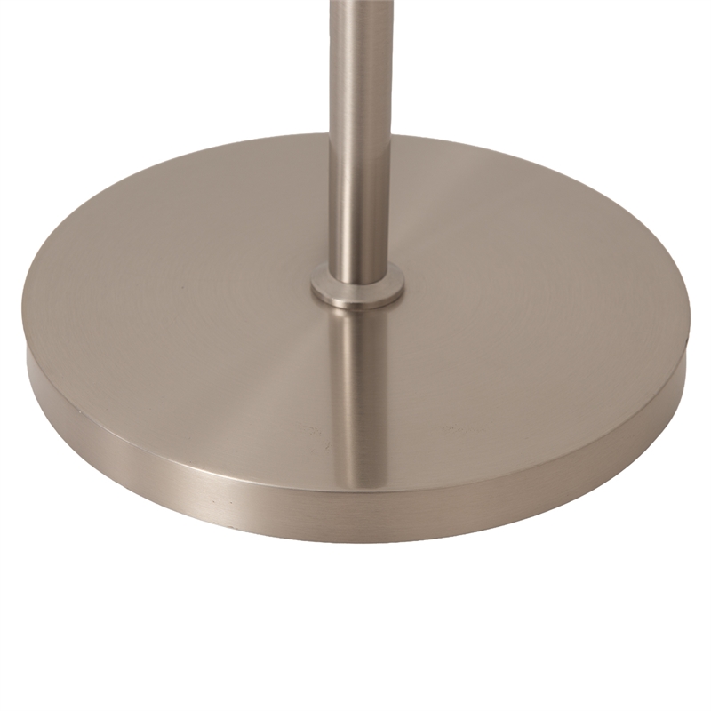 Pemberly Row Culver Tree Floor Lamp in Weathered Brass with Matte Black Shades