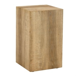 Pemberly Row Contemporary MDF Coffee Table with Light Wood Finish