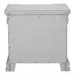 Pemberly Row Contemporary 3 Drawer Nightstand in Heritage Taupe