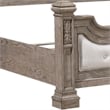 Pemberly Row Contemporary California King Panel Bed in French Gray