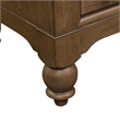 Pemberly Row Bedside Chest with AC and USB Charging Station in Dusty Taupe