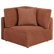 Pemberly Row 6-piece Chenille Upholstered Modular Sectional Sofa in Coral