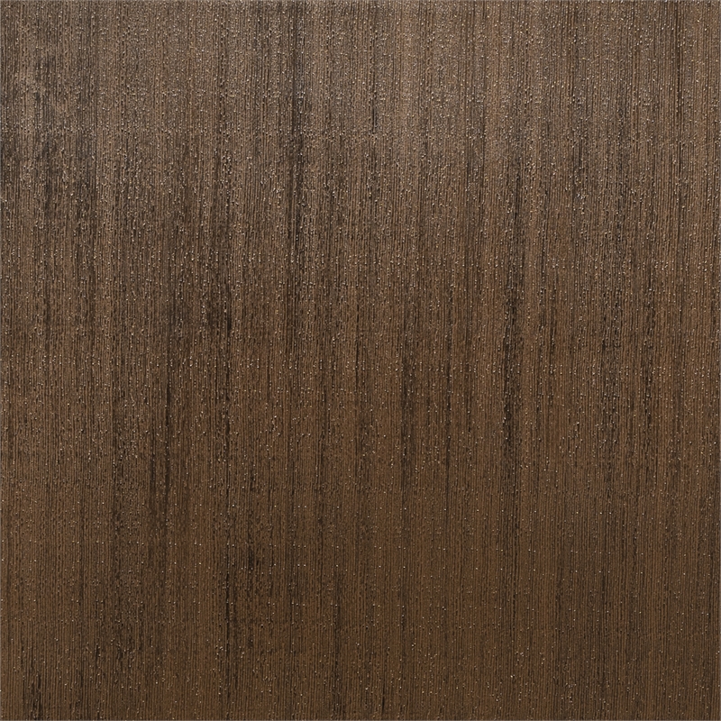 Pemberly Row Indoor/Outdoor Resin Cross Back Chair in Dark Brown