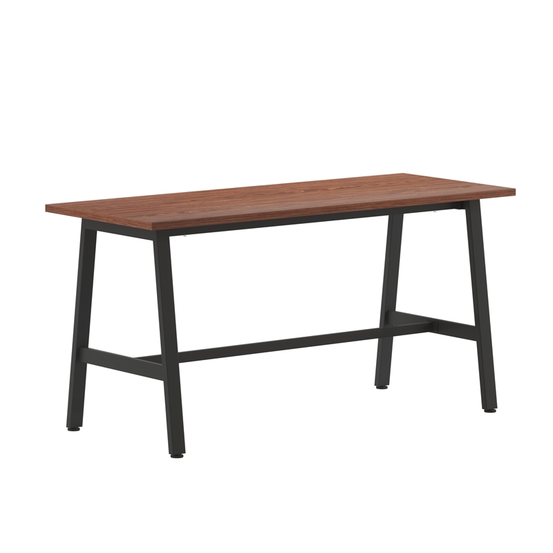 Pemberly Row 60x24 Conference Table with Laminate Top and A-Frame Base in Walnut