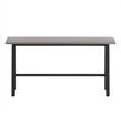 Pemberly Row 60x30 Conference Table with Laminate Top & A-Frame Base in Gray Oak