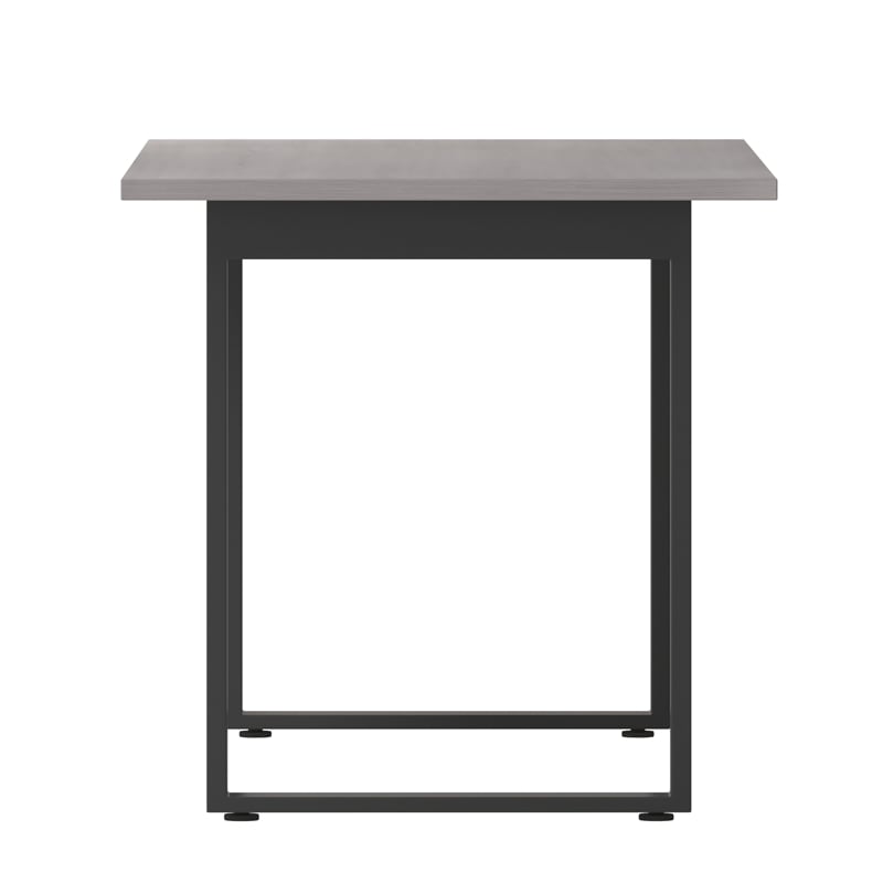 Pemberly Row 60x30 Conference Table with Laminate Top & U-Frame Base in Gray Oak