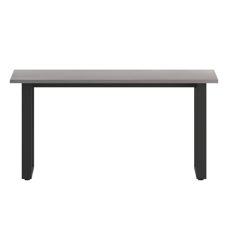 Pemberly Row 60x30 Conference Table with Laminate Top & U-Frame Base in Gray Oak