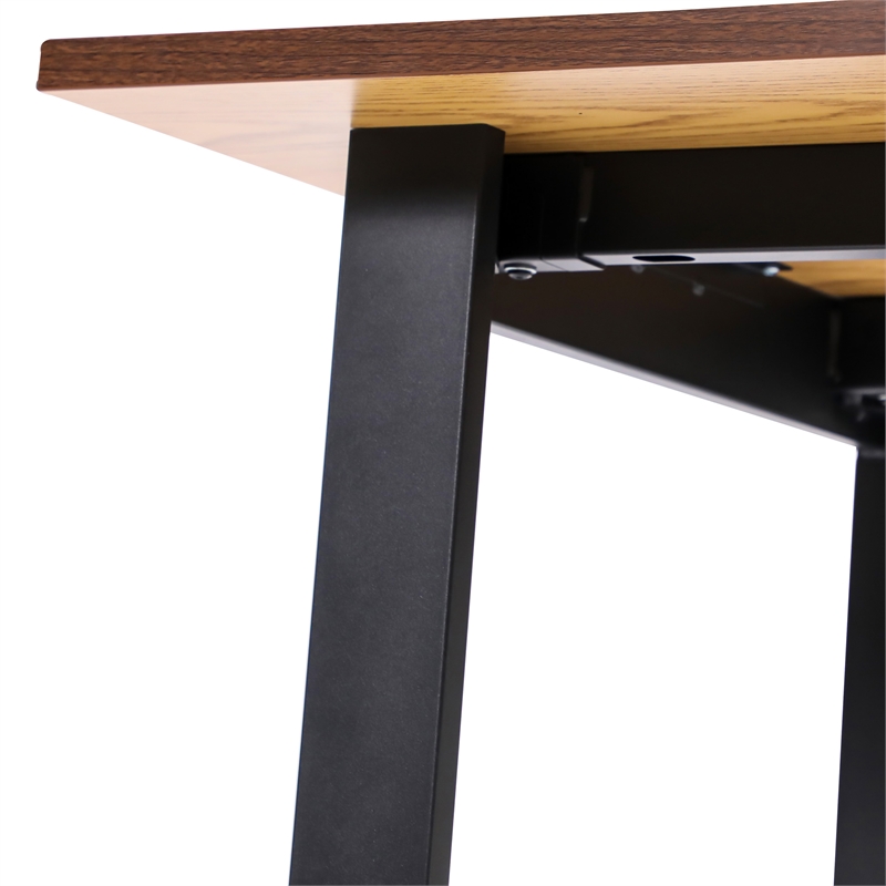 Pemberly Row 60x30 Conference Table with Laminate Top and U-Frame Base in Walnut