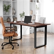 Pemberly Row 60x30 Conference Table with Laminate Top and U-Frame Base in Walnut
