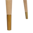 Pemberly Row Cane Rattan Dining Chair with Padded Seat in Natural