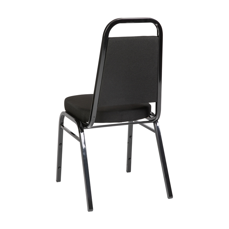 Pemberly Row Trapezoidal Back Banquet Stack Chair with 2.5
