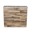 Pemberly Row 4' Rustic Laminate Foldable Portable Event Bar for Catering
