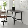 Pemberly Row 48x24 Conference Table with Laminate Top & A-Frame Base in Gray Oak