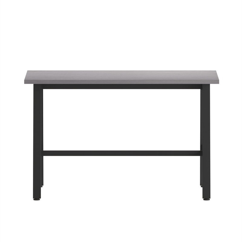 Pemberly Row 48x24 Conference Table with Laminate Top & A-Frame Base in Gray Oak