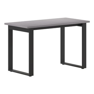 Pemberly Row 48x24 Conference Table with Laminate Top & U-Frame Base in Gray Oak