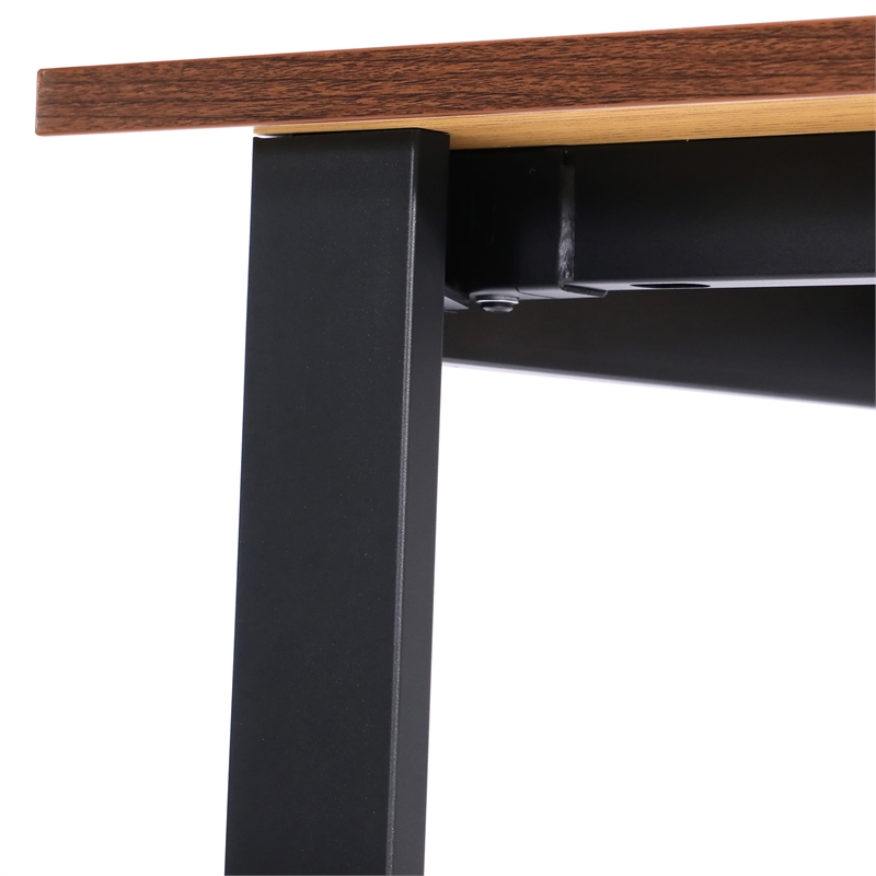 Pemberly Row 48x24 Conference Table with Laminate Top and U-Frame Base in Walnut